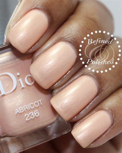 dior abricot nail polish